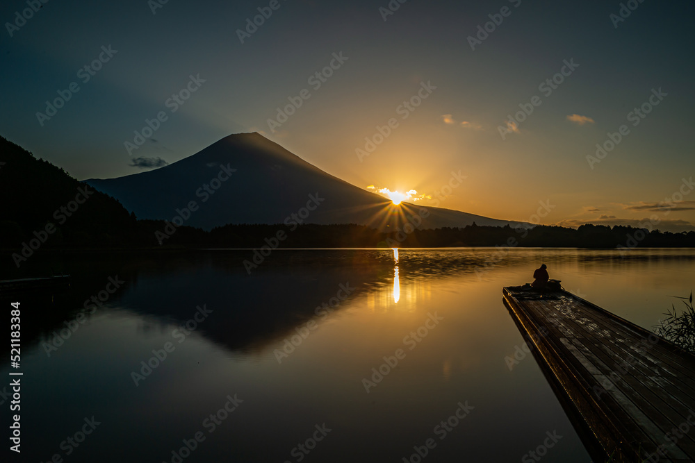 田貫湖の日の出