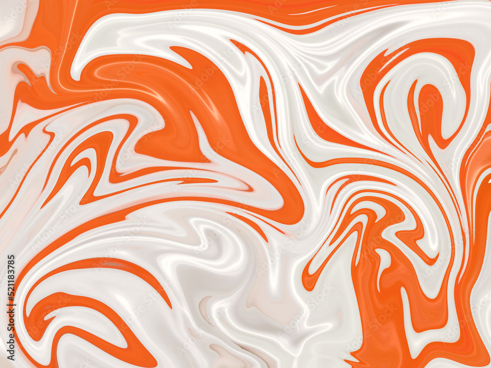 orange wave background with flow pattern.