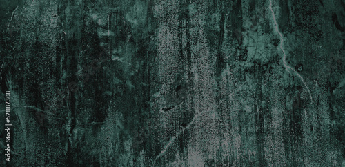 Dirty green cement wall for background. Green horror.