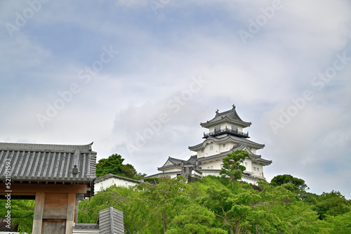 Main tower of Kakegawa castle, Shizuoka prefecture, Japan photo