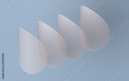 Describe the filter material structurally. Moisture and heat reflective fabrics, waterproof rubber fabrics, advertising for industry.