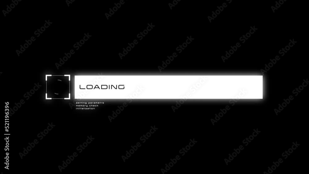 Furutistic Cyberpunk Loading Animation.