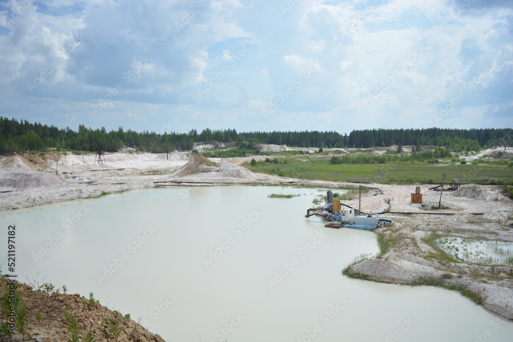 Fototapeta premium quartz mining