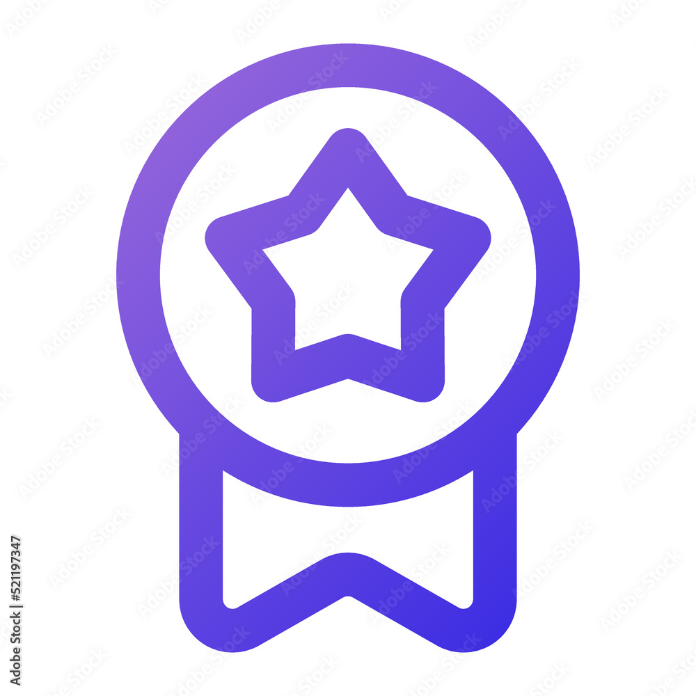 badge icon outline gradient style badge icon outline gradient style