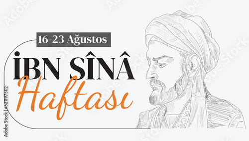 Ibn Sina week 17-25 August. turkish: ibn-i sina haftasi 17-25 agustos photo