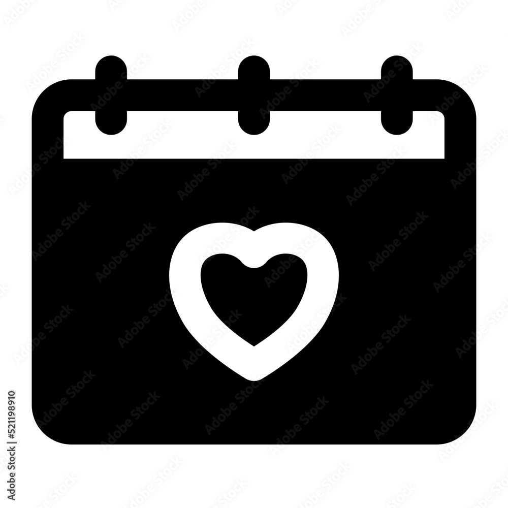 calendar icon solid style calendar icon solid style