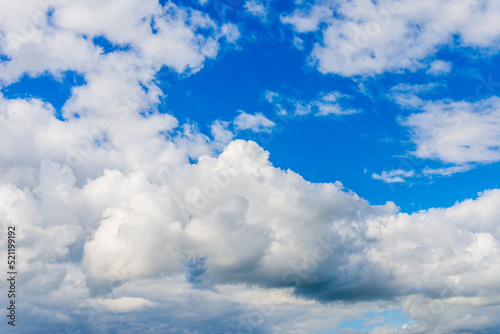 Sky,clouds background.Beautiful blue sky with white cloud background,wallpaper. © ARVD73