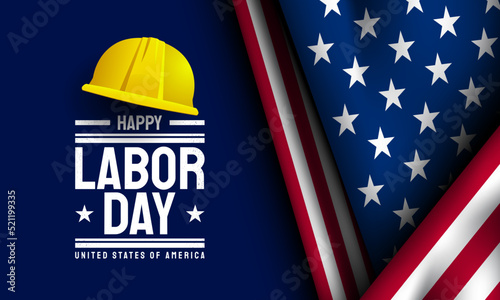 Labor Day Background Design.