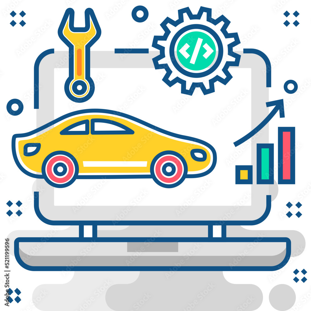 Naklejka premium Diagnostic