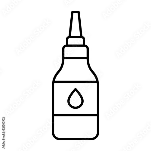 Nose Medicine Line Icon