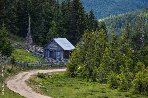 Temporary settlements in Apuseni Mountains