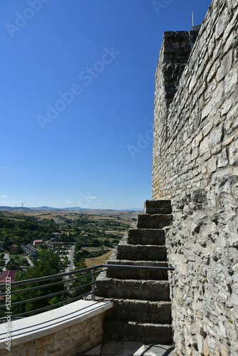 The landscape seen from Savignano Irpino, one of the most beautiful villages in Italy. photo