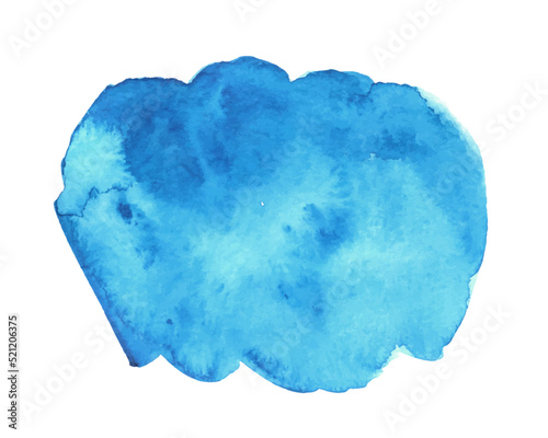 Blue watercolor backdrop for logo or text 