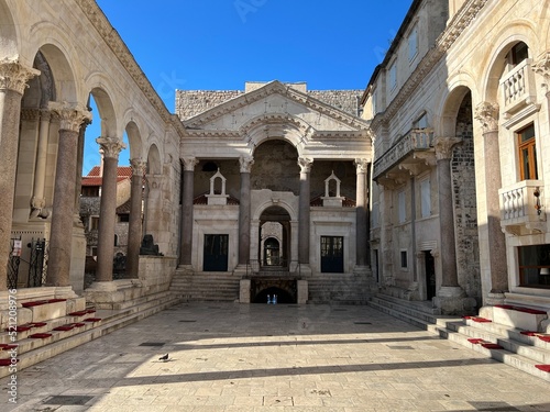 Peristyle Square in central Split