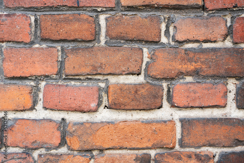 Red bricks background. Urban buildings. Background for copy space.