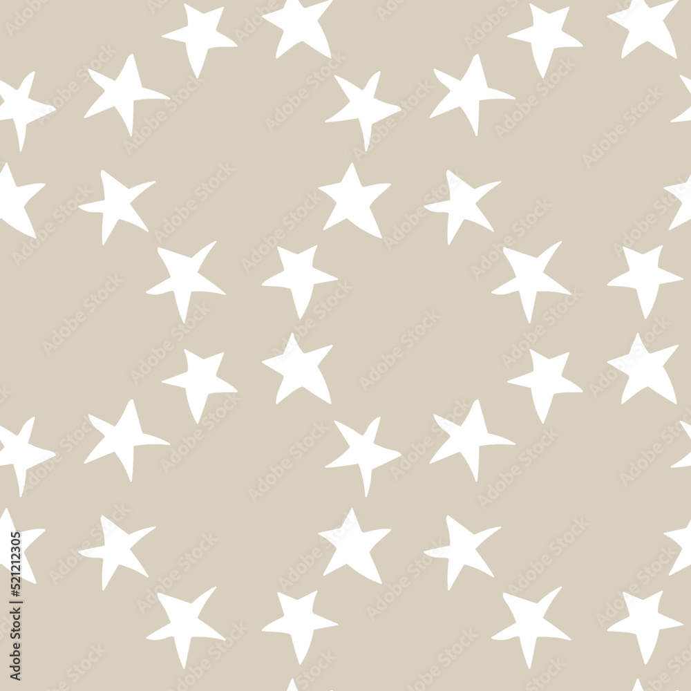 Star brush stroke seamless pattern design Star brush stroke seamless pattern design