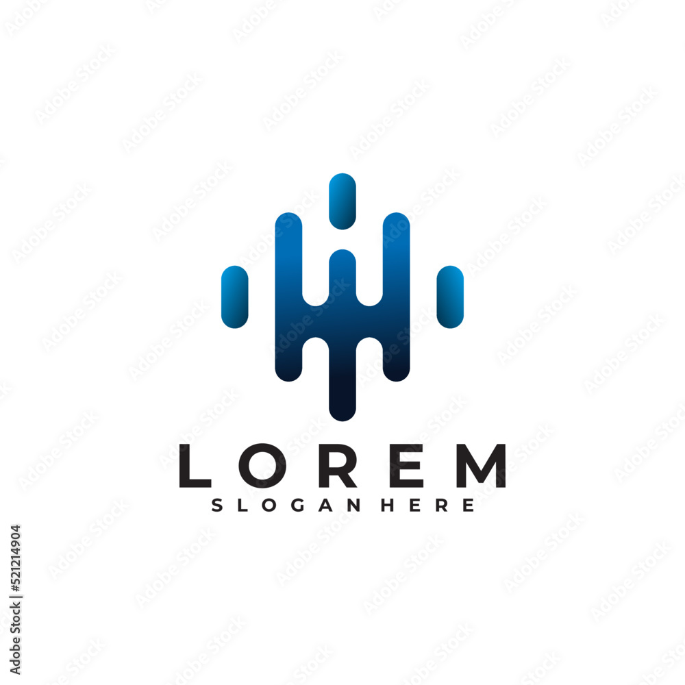 pulse logo vector design template pulse logo vector design template