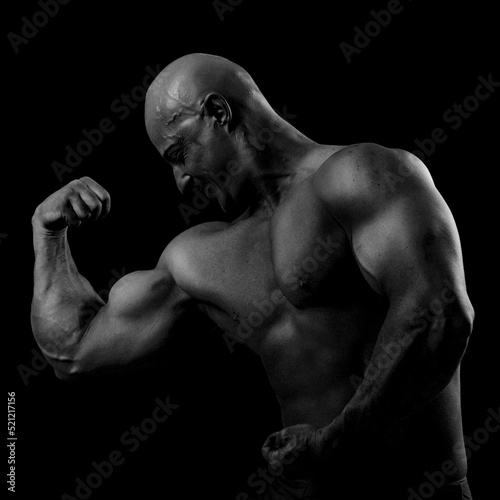 portrait of a muscular man
