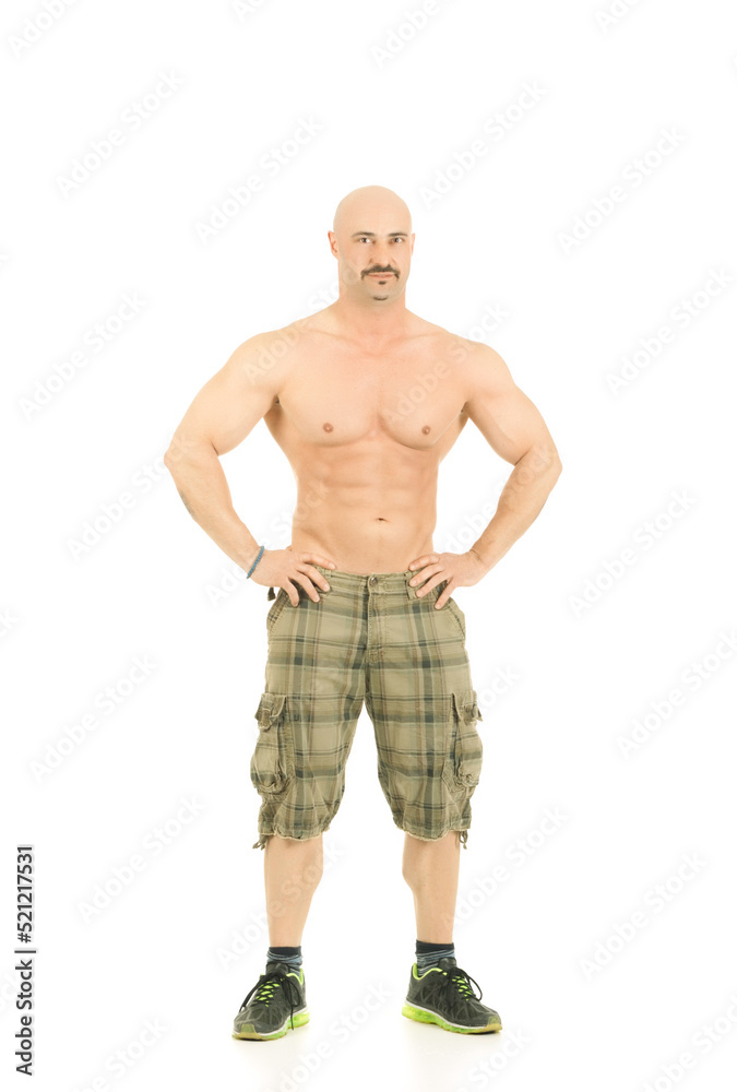 Fototapeta premium man with a muscle