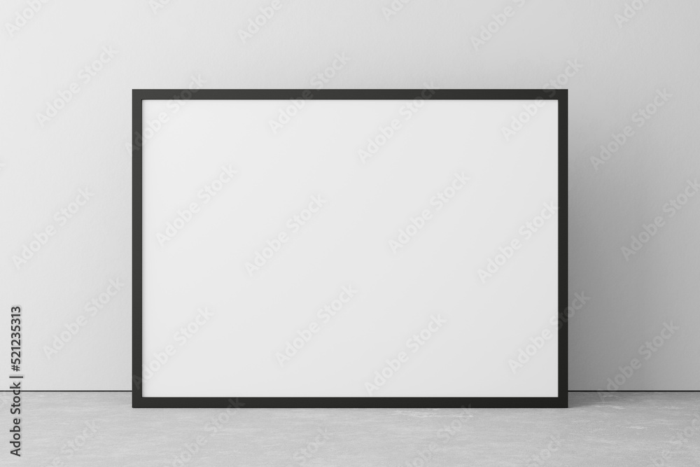 Horizontal frames for a poster mockup. A4 and A3 sizes. Horizontal frames for a poster mockup. A4 and A3 sizes.