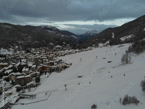 Aprica Ski Resort Evening
