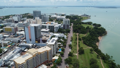 Aerial view of Darwin, Northern Territory, Australia in daylight photo