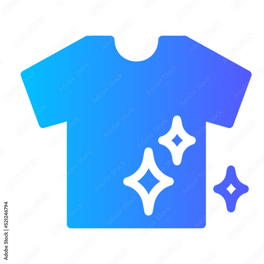 clean clothes gradient icon clean clothes gradient icon