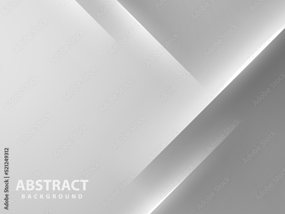 
gray abstract background with glowing realistic 3d line pattern