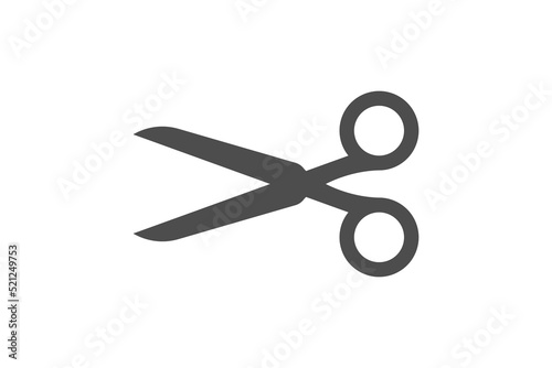 Scissor icon black color