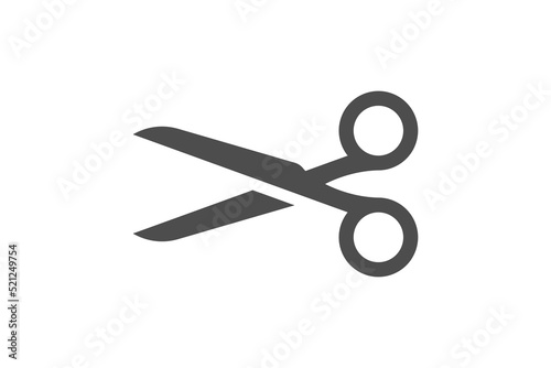 Scissor icon black color