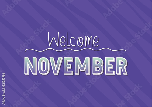 poster of welcome november