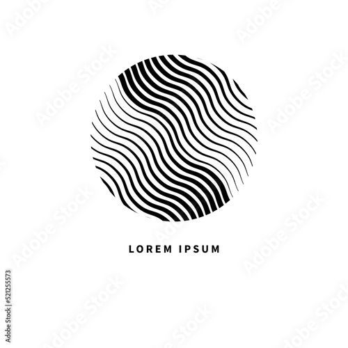 Minimal logo, geometric modern icon, abstract logotype