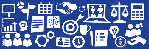 Work and business icons