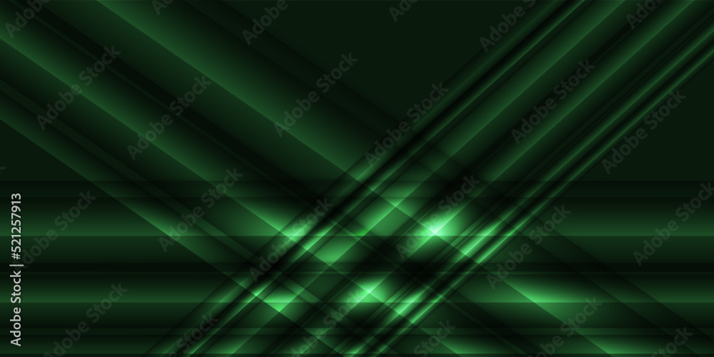 Abstract green background with light Abstract green background with light