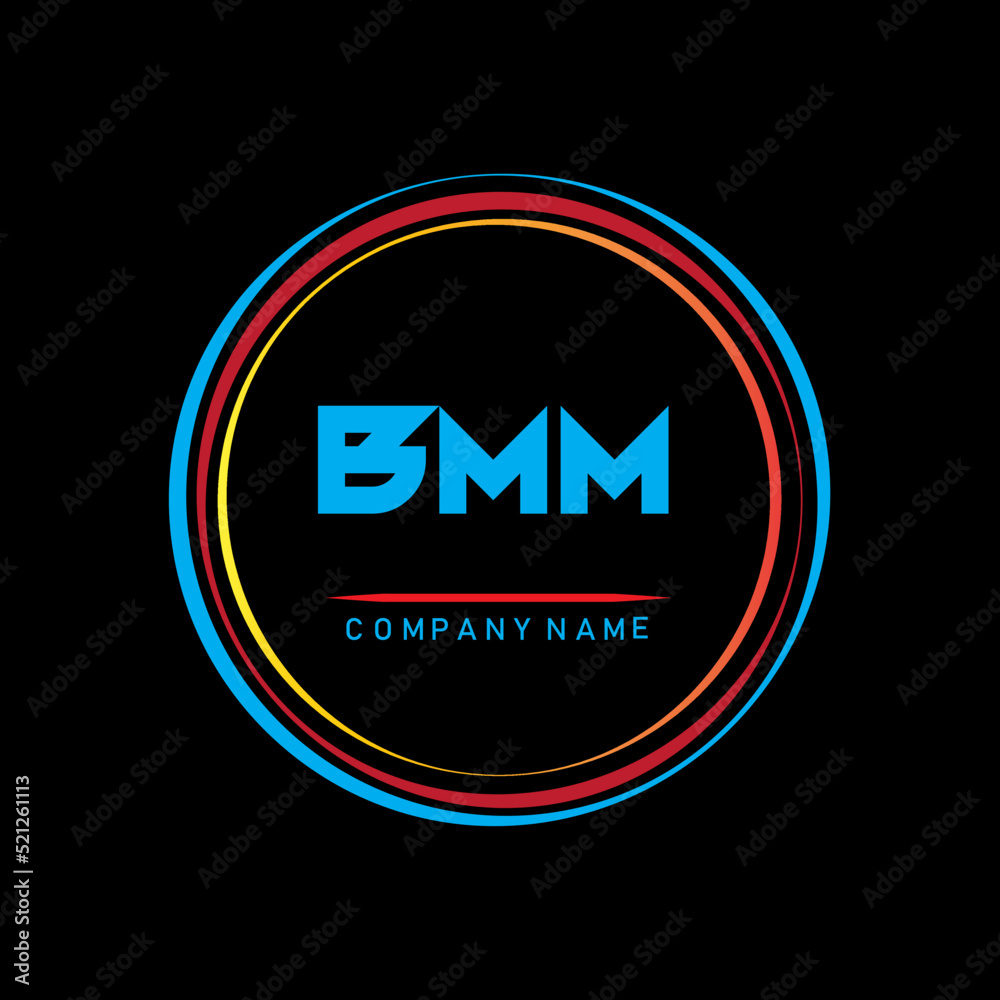 BMM letter logo design for company ,B M M creative vector design ,B M M ...