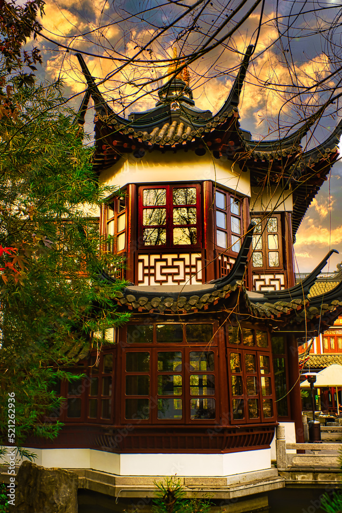 Fototapeta premium Der wunderschöne Yu Garden in Hamburg