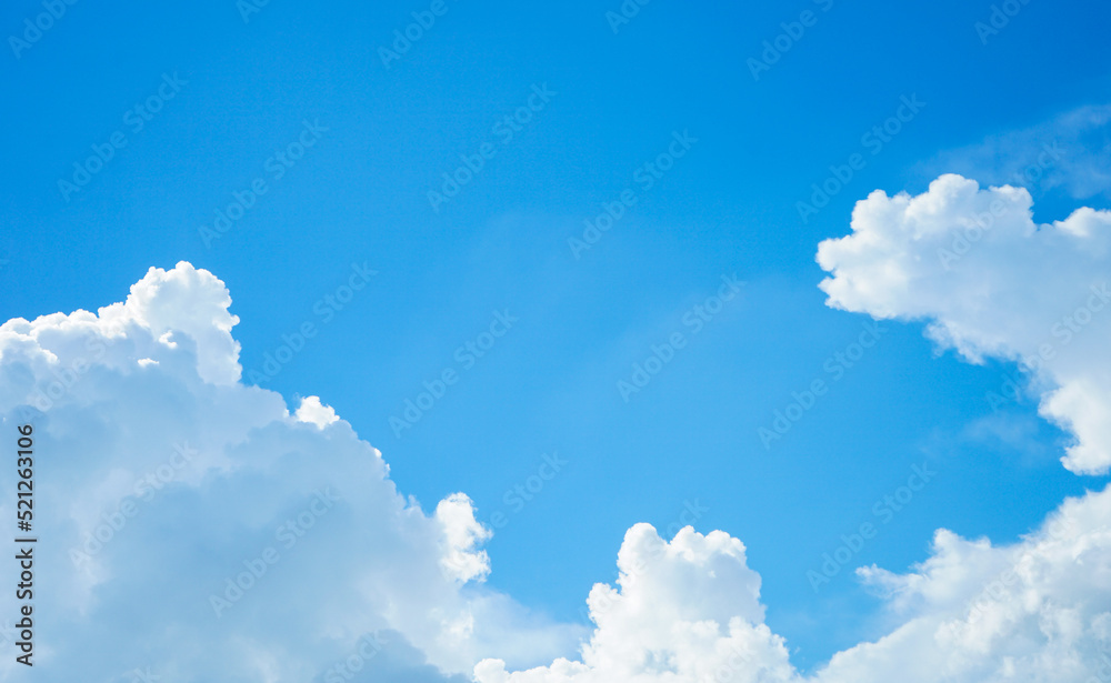 Fototapeta premium clouds on blue sky can be use as background 