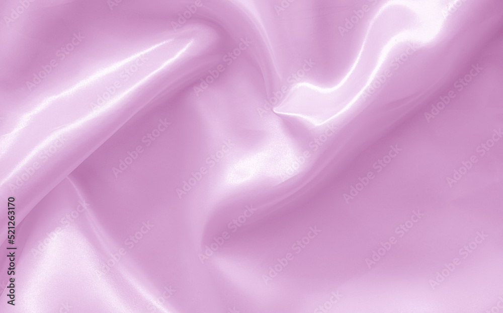 Fototapeta premium Pink satin cloth texture can be use as background