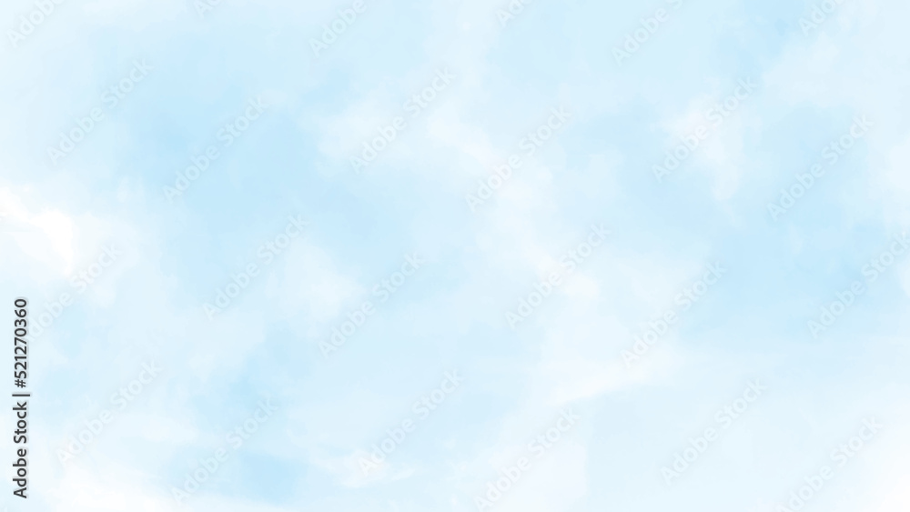 Summer blue sky cloud gradient light white background. Beauty clear cloudy in sunshine calm bright winter air background. Natural sky beautiful blue and white texture background