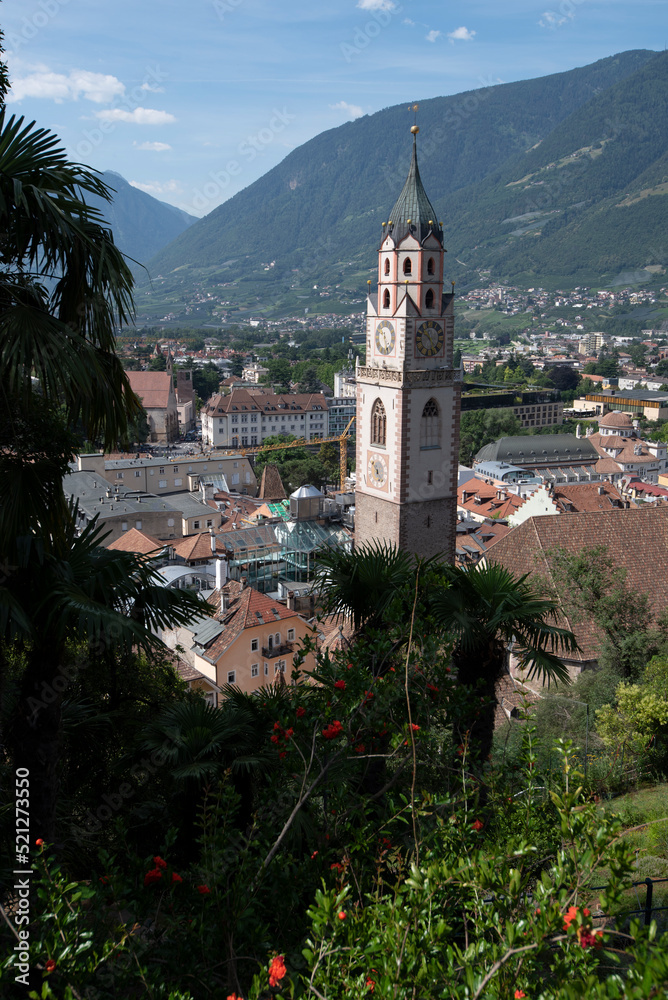 Meraner Stadtpfarrkirche St. Nikolaus, Meran, Südtirol, Italien