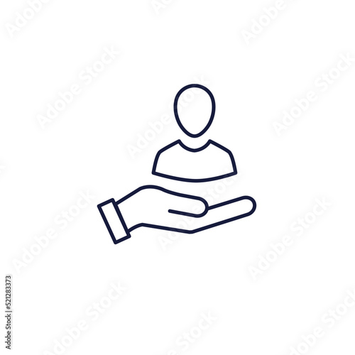 BPD - Borderline Personality Disorder icon showing mental illness design