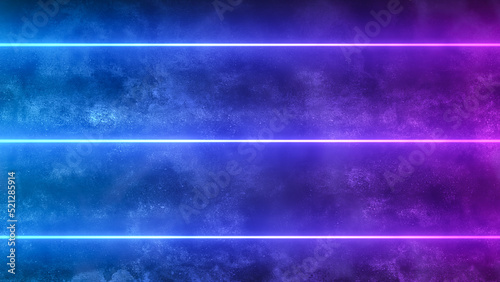 Multicolored neon lights in...