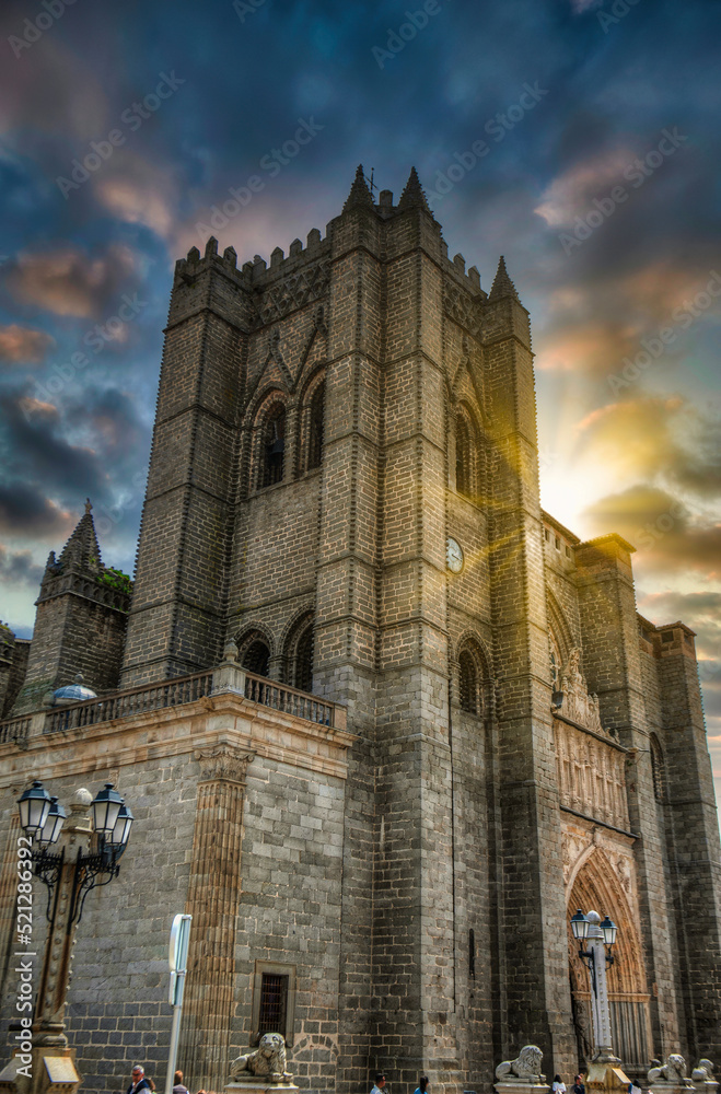 Fototapeta premium Castle of the City of Avila, Castilla y Leon, Spain