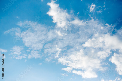 Very beautiful blue sky with clouds