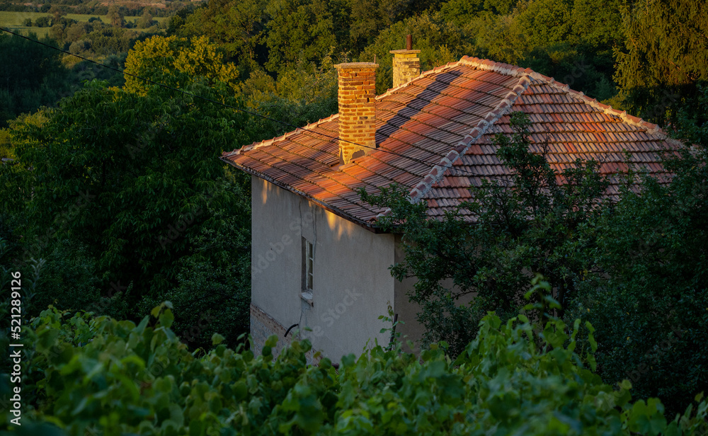 Abandoned home in a small Bulgarian village near the forest Abandoned home in a small Bulgarian village near the forest
