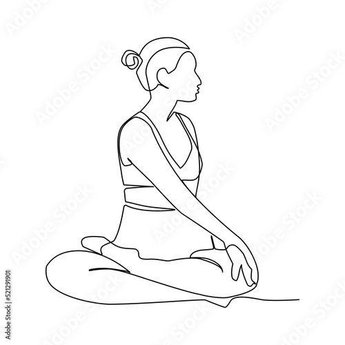 person in yoga pose