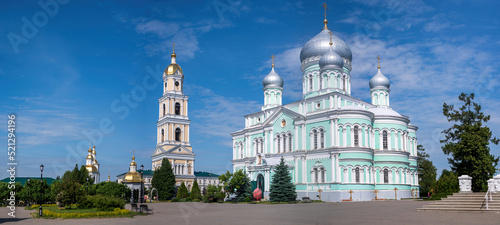 Photos Trinity Cathedral in Diveevo, Nizhny Novgorod region, Russia.