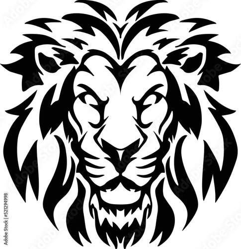 Lion Face with Majestic Aura match for your brand logo