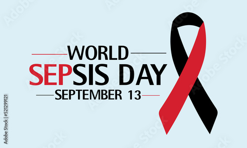 World Sepsis day is observed every year on September 13 Vector Illustration Eps 10