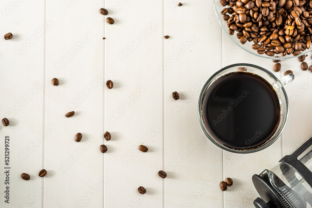 coffee and elements background